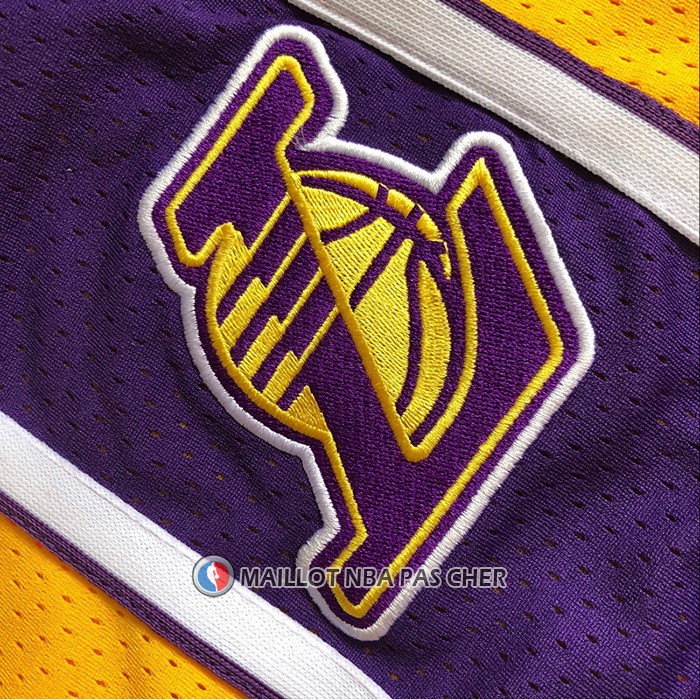 Short Los Angeles Lakers Mitchell & Ness 2009-10 Jaune